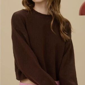 Cozy Brown Women's Sweater